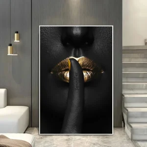 Modern African Woman Canvas Painting Wall Art Scandinavian Sexy Black Africa Girls Poster Prints For Living Home Decor Gift
